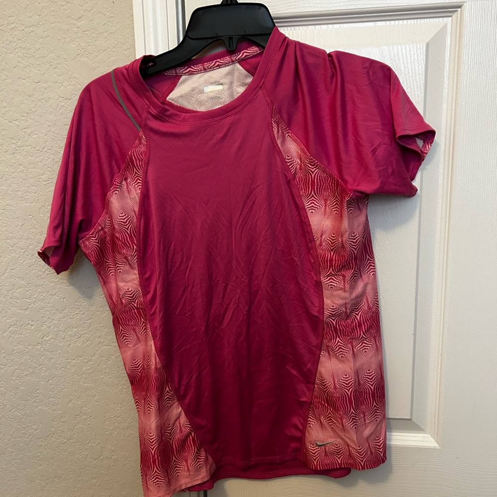 14. Pink Nike workout tee